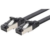1aTTack.de Câble Réseau Cat8 Cat 8 40 Gigabit - 1x 10m - RJ45 Ethernet LAN DSL Routeur Modem - Noir
