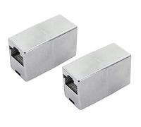 1aTTack.de Cat. 6 connecteurs de câble Cat6 connecteur de câble RJ45 métallisé blindé compatible avec Cat5 Cat6 Cat7 Cat8 2 pièces