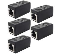 1aTTack.de Cat.6A Câble réseau Connecteur de câble Adaptateur RJ45 Compatible avec Cat5 Cat6 Cat7 Cat8 5 pièces