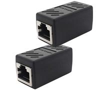 1aTTack.de Cat.6A Câble réseau Connecteur de câble Adaptateur RJ45 Compatible avec Cat5 Cat6 Cat7 Cat8 2 pièces