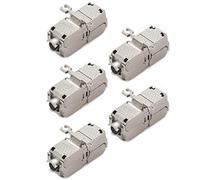 1aTTack.de Cat. Connecteur Keystone 6A borne autodénudante sans outil vers borne autodénudante AWG 22 à AWG 26 bronze nickelé argent 5 pièces