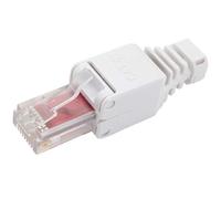 1aTTack.de La fiche sans outil Cat.6 peut être assemblée sur site pour les conducteurs internes flexibles et rigides Câble d'installation de câble réseau AWG 23-26 1 pièce