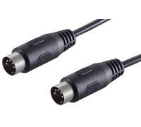 1aTTack.de Lot de 3 fiches DIN 5 broches de 1,5 m - Fiche DIN 5 broches - Câble audio de qualité supérieure - Connecteurs moulés - Contacts nickelés - Parfait pour les instruments de musique HiFi