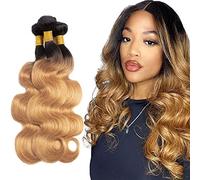 1B 27 Ombre Brazilian Bundles Body Wave 8A Grade 100% Unprocessed Body Wave Menschenhaar 3 Bundle 26 28 30 Inch Brazilian Hair Weave Menschenhaar Extensions For Women