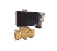 1bar 2 Way Brass Water Normally Close Solenoid Valve 1/2 Inch AC 220V Orifice 10mm Zero Pressure Start Low Pressure Valve(DC12V)