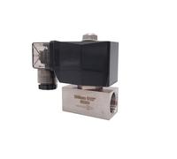 1bar Normally Closed Direct Acting Stainless Steel Small Gas CE 2 Way Electric Solenoid Valve 1/2" BSP AC220V 8mm NBR FKM(AC24V,FKM Seal)