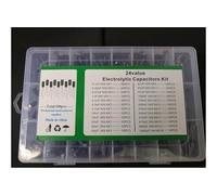 1Box 500pcs Aluminum Electrolytic Capacitor Kit 50V 25V 16V 10V 10/22/33/47/100/220/330/470/680/1000/0.1/0.22/0.47/2.2/3.3/4.7UF EKFBQBGW