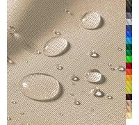 1buy3 Tissu Polyester imperméable « Monaco » avec Colonne d'eau de 12 000 mm pour tentes, bâches, Housses, vêtements d'extérieur et Autres - Dimensions : 100 x 160 cm (Couleur 17.1 - Gris Blanc)