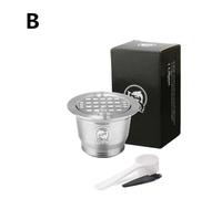 (1capsule)Capsule rechargeable de Nespresso, en acier inoxydable 2019, réutilisable