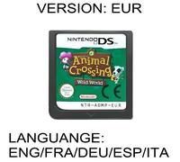 1Carte de Console de cartouche de jeu DS Animal Crossing Wild World langue EUR pour Nintendo DS 3DS 2DS