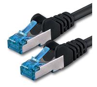 1CONN 1x 5,0 M - Câble réseau CAT-6a Câble Ethernet Lan Patch Connecteur RJ-45 SFTP 10GB/s - 1 pièce Noir