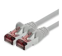 1CONN Câble réseau Cat6 2m câble Ethernet gris Lankabel câble réseau Cat6 Lan câble patch Sftp Pimf 1000 Mbit s