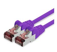 1CONN Câble réseau Cat6 2m câble Ethernet violet Lankabel câble réseau Cat6 Lan câble de raccordement Sftp Pimf 1000 Mbit s