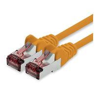 1CONN Câble réseau Cat6 50m câble Ethernet orange Lankabel câble réseau Cat6 Lan câble de raccordement Sftp Pimf 1000 Mbit s