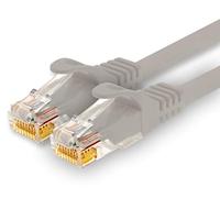 1CONN Câble Réseau CAT7 Cat 7 10 Gigabit - 1x 0,25m - RJ45 Ethernet LAN DSL Routeur Modem - Gris