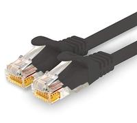 1CONN Câble Réseau CAT7 Cat 7 10 Gigabit - 1x 3,0m - RJ45 Ethernet LAN DSL Routeur Modem - Noir