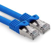 1CONN Câble Réseau Cat7 Cat7 10 GB/s SFTP - 1x 1m - RJ45 Ethernet LAN DSL Routeur Modem - Bleu