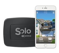 1Control SOLO 1ª GEN, Ouvre-Porte Bluetooth sans Fil pour Téléphone/Smartphone pour Ouvrir Portes et Garage Télécommandés, x 4 Portes et jusqu’à 10 Utilisateurs, Noir, Made in Italy