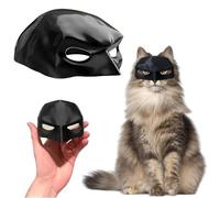 1CPS Masque Batman pour Chat Costume pour animal de compagnie Masque Chat Cosplay Halloween Accessoires de costume de chat