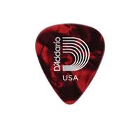 1CRP7-25 - Médiators guitare Celluloïd - motif perle rouges, pack de 25, Extra Heavy