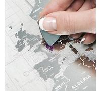 1DEA.me Carte à gratter inspirée des cartes de l'aviation