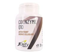 1Defy - Coenzyme Q10 - Ubiquinone - Expertise pharmaceutique - Enveloppe gélatine animale - 30 gélules