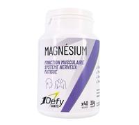 1Defy - Magnésium - Citrate de magnésium - Expertise pharmaceutique - Enveloppe gélatine animale - 40 gélules