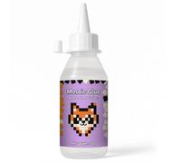 1DFAUL Colle transparente pour carrelage de mosaïque - 100 g - Colle forte - Séchage rapide - Imperméable - Non toxique - Parfait pour les projets de bricolage et les amateurs d'artisanat