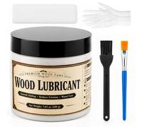 1DFAUL Graisse lubrifiante pour bois, 200 g, pour la réparation et | Élimination des frictions, des pinces et des bruits inhabituels, rails de tiroir en bois lubrifiés