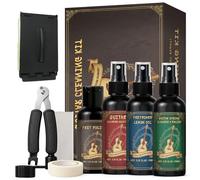 1DFAUL Kit de nettoyage de guitare 9 pièces avec nettoyant pour guitare, polissage, huile de touche et huile de cordes, pour tous les types de guitares, idéal pour les débutants, les joueurs et les