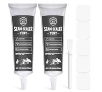 1DFAUL Scellant de tente étanche 120 ml - Kit de réparation transparent et solide - Séchage rapide - Pour tentes et tissus d'extérieur