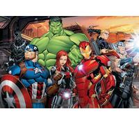 1Di Marvel Avengers Puzzle | Jeu lenticulaire 200 pièces pour adultes et enfants | Puzzle double face 2D/3D de 46 cm x 31 cm avec mouvement et profondeur | Cadeau officiel de super-héros à