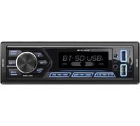 1DIN Bluetooth Car Radio FM Tuner 4x55W USB/Micro SD Charge 2.1A Aux-in Hands-Free RCA Output MP3/WMA/APE/FLAC
