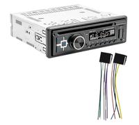 1Din FM TF AUX USB Lecteur CD/VCD/DVD AI Vioce BT Autoradio Sortie vidéo RCA RDS for Universel(SWM 5016)