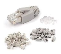 (1ème génération Lot de 10 Connecteur RJ45 CAT7 CAT6A avec guide fil Fiche Reseau RJ45 cat 7 sertir un Ethernet Cable Catégorie 7 Blindé