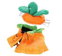 1Ensemble Cape Halloween Réversible pour Animaux de Compagnie Costume de Chat avec Chapeau Décorations Amusantes pour Halloween pour Photos