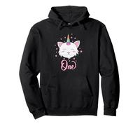 1er Anniversaire Chat Licorne Fille Anniversaire Sweat à Capuche