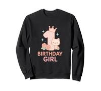 1er Anniversaire Motif Chat Princesse Sweatshirt