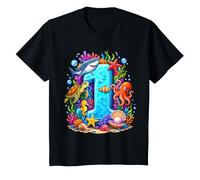 1er Anniversaire océan Animaux Marins Cool Anniversaire T-Shirt