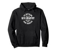 1er Bataillon 16e Infanterie Iron Rangers Fort Riley Veteran Sweat à Capuche
