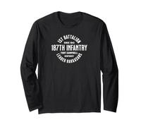 1er Bataillon 187e Chef d'infanterie Rakkasans 101st Airborne Manche Longue