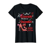 1er décembre Anniversaire This Queen Was Born on December 1st T-Shirt