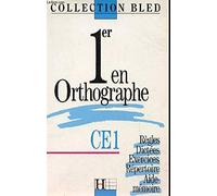 1er En Orthographe CE1
