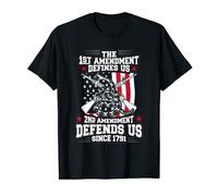 1er et 2e amendement patriotique constitutionnel T-Shirt
