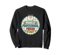 1er Janvier : Nouvel an Professionnel Fresh Start Sweatshirt