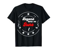 1er Juin Anniversaire Legend Man Boy Since June 1st T-Shirt