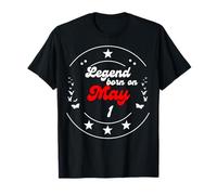 1er mai Anniversaire Legend Man Boy Since May 1st T-Shirt