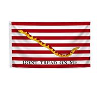1Er Marine Jack American Gadsden Ne Me Marchez Pas Dessus Drapeaux Décoratifs D'Extérieur 90X150Cm Suspendre Drapeaux De Avec Œillets Bannières De Pour Dortoirs Décoration