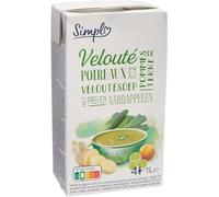 1ER PRIX - Velouté Poireaux Pomme De Terre, Soupe Onctueuse De Saison, 1L - 1000g - Lot De 4