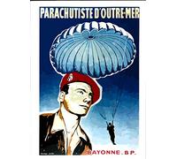1er RPIMa Bayonne Militaire Parachutiste Affiche Poster Reproduction - Format 50X70 cm Papier Luxe 300 GR - Vente du fichier numérique HD Possible Nous Consulter (Boutique : affichevintage.FR)